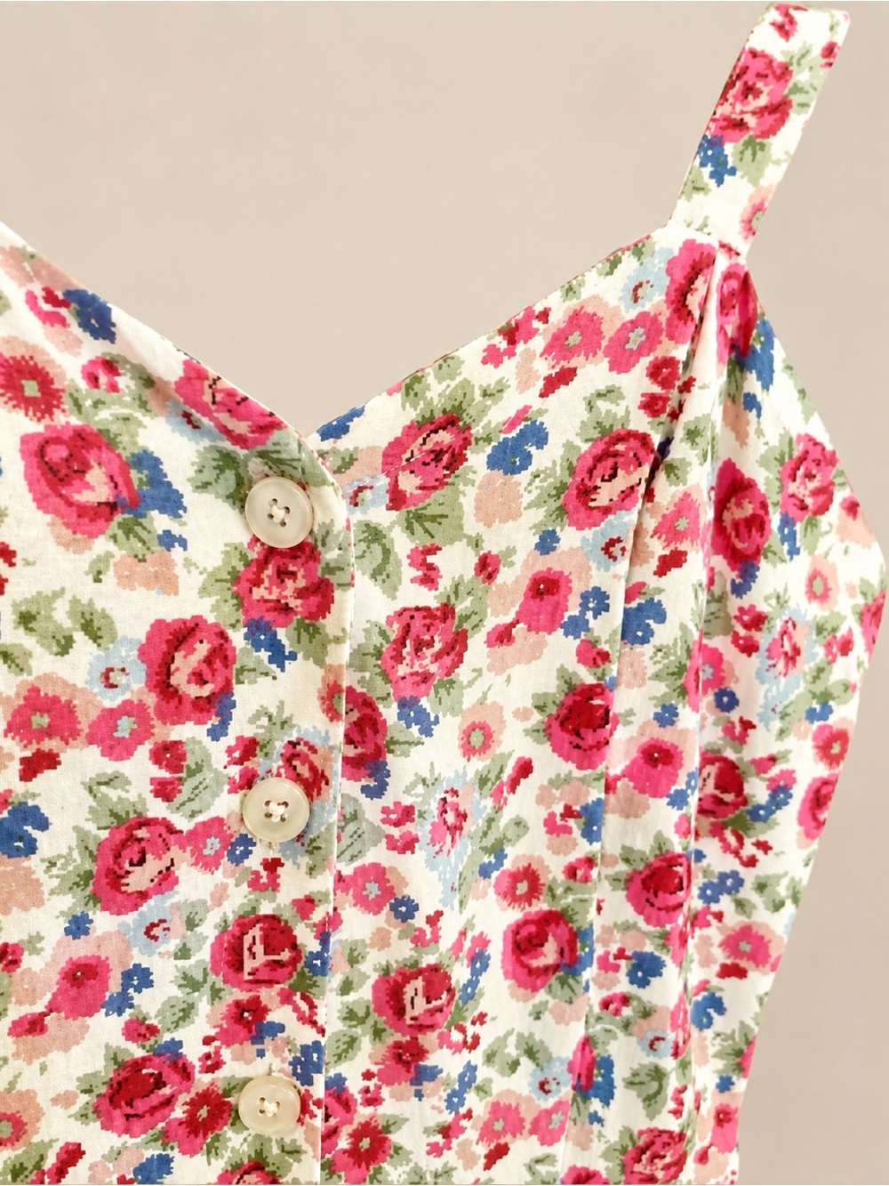 Urban Outfitters Staring At Stars Cross-back Romper 90s Floral Backless Playsuit - Picture 10 of 16